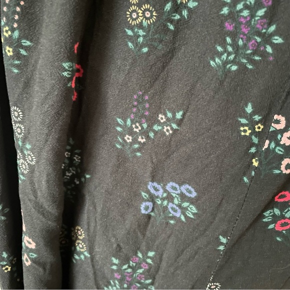 Marine Layer Kiley Floral Pants - Black India Floral Print - Picture 8 of 9